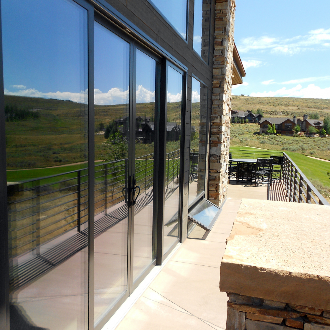 Zenith Commercial Fiberglass Sliding Glass Doors | Alpen